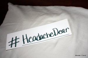 Headache Hashtag