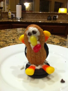 Pinterest turkey cookie.